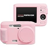 Easy Hood Case for Kodak PIXPRO FZ45, Soft Silicone Camera Case with Removable Lens Cover, Lightweight Protective Cover Sleev