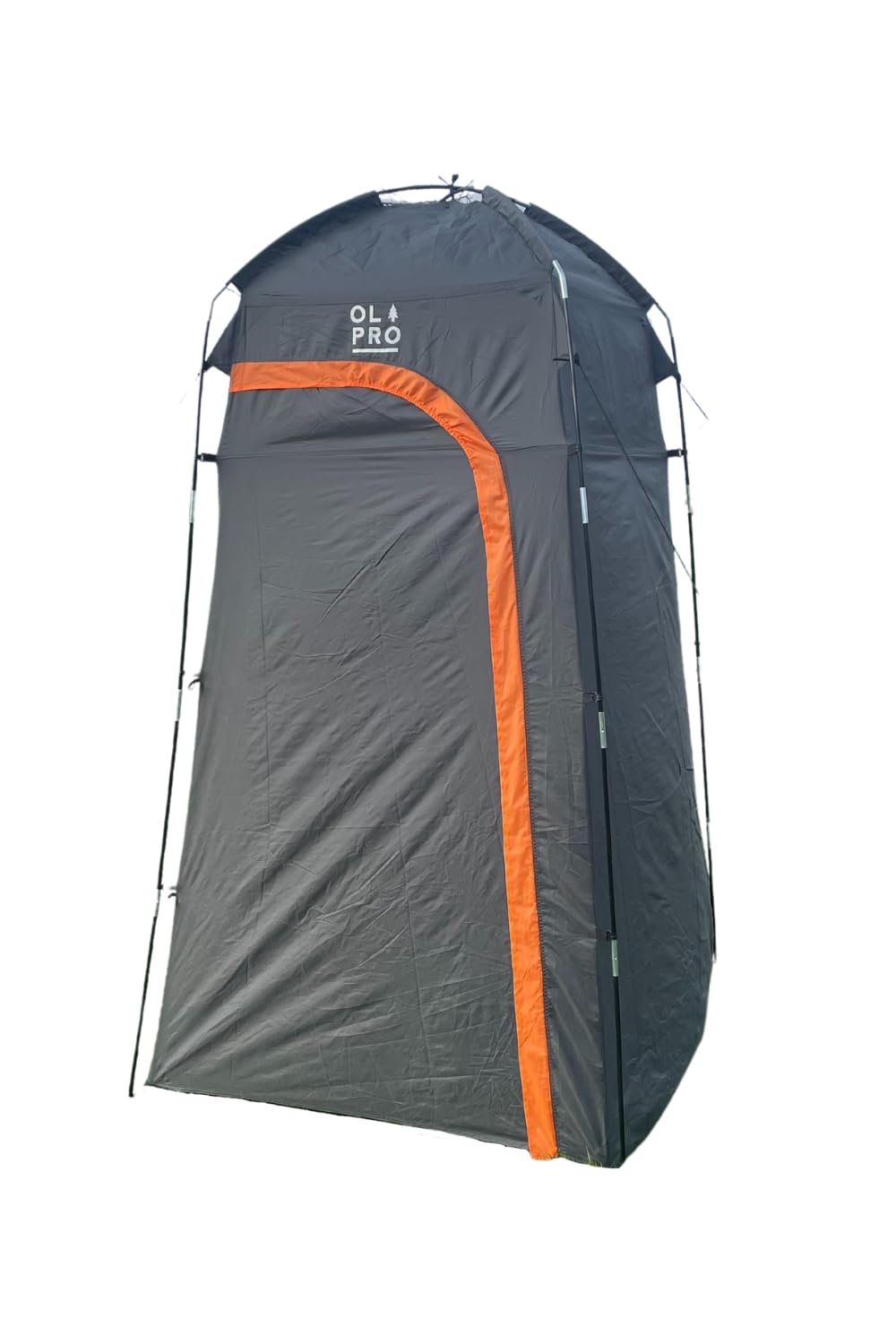 OLPRO Fibreglass Toilet Tent – Portable Outdoor Shower & Changing Room, Easy to Assemble with Poled Construction, Lightweight (2.1kg), 225cm Tall, Includes Carry Bag for Privacy and Convenience.