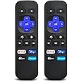 2 Pack Replaced Remote Control Only for Roku Box, Remote Control Roku 1/2/3/4, HD,LT,XS,XD, for Roku Express/+, Premiere/+ (N