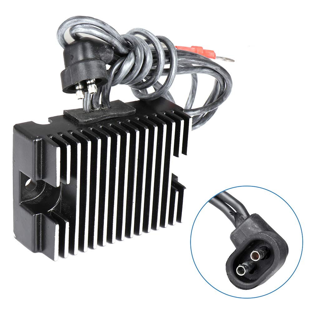 cciyu 74519-88 74519-88A H1988Voltage Regulator Rectifier Fit for 2014 Harley Davidson CVO 1991-1999 Harley Davidson Dyna 2009-2014 Harley Davidson Street Glide 1989-1992 Harley Davidson Low Rider