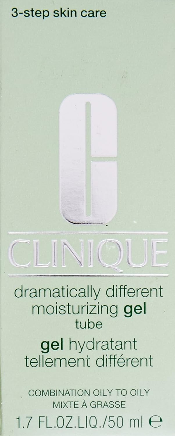 Clinique Dramatically Different Moisturizing Gel | Dermatologist-Developed Oil-Free Face Moisturizer | Balances and Refreshes Oily Skin | Free of Parabens, Phthalates, and Fragrance | 1.7 oz: Beauty