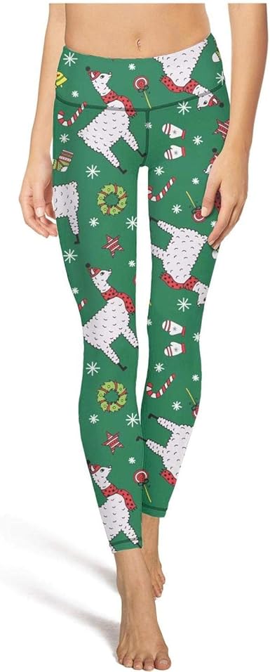 christmas gym leggings