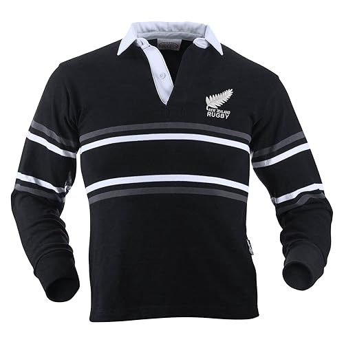 ウェア 16aw striped rugby black New Zealand Split Stripe Rugby Jersey (X-Large) in Saudi Arabia