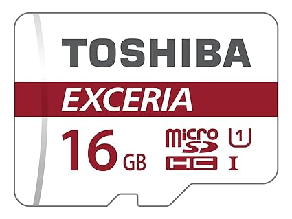 Toshiba EXCERIA M302-EA Micro SDHC 16GB UHS-I Klasse 10 Speicherkarte (bis zu 90MB/s lesen)