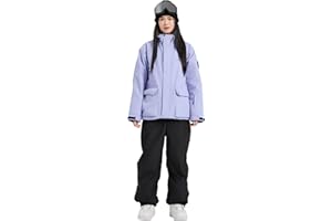 DOOK SNOW Ski Suit for Men & Women – Waterproof Windproof Jacket & Pants Set for Winter Sports