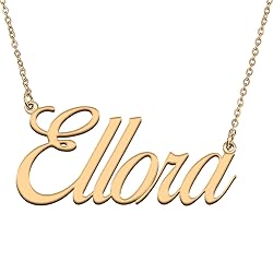 HUAN XUN Customized Custom Simple Any Name Necklace