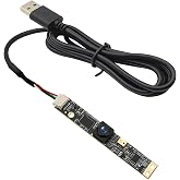 SVPRO 8MP USB Camera Module with Microphone Wide Angle Computer Camera Fixed Focus 4K Lightburn Camera for Laser Engraver Embedded UVC Webcam Board Small Security Camera for PC,Raspberry Pi