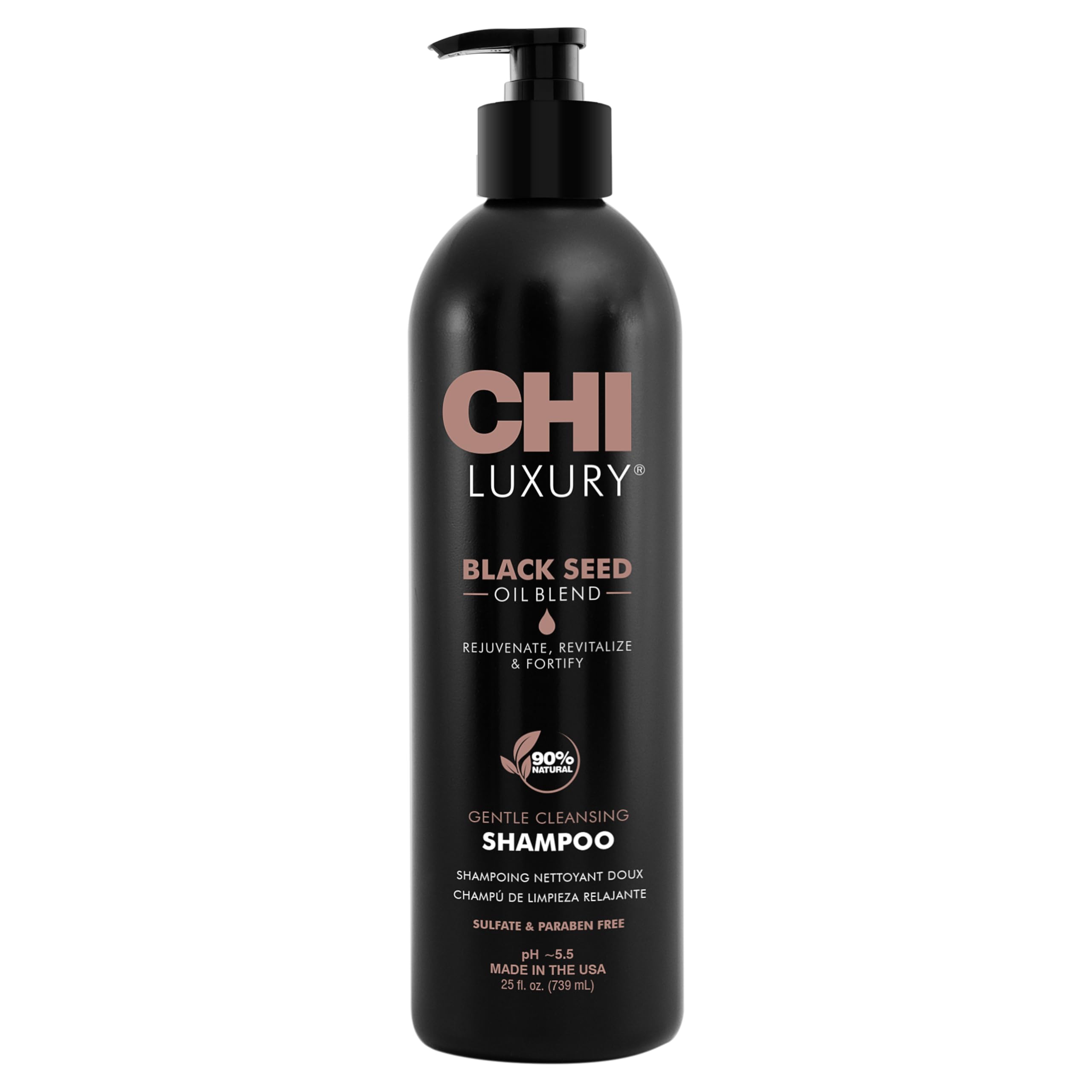 CHI Luxury Black Seed Oil, Gentle Cleansing Shampoo, 739 ml