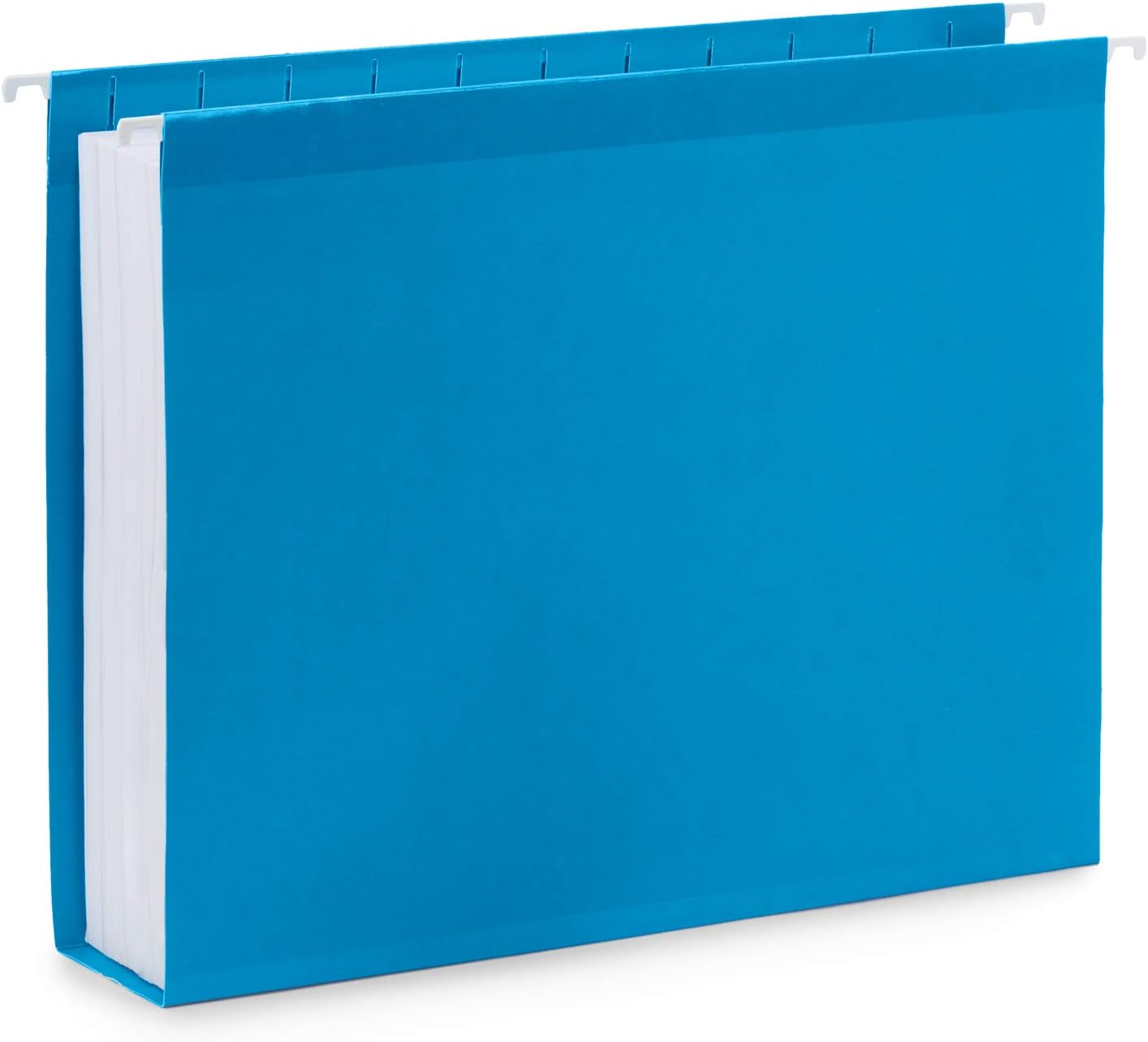 Blue Summit Supplies Extra Capacity Hanging File Folders, 25 Reinforced Hang Folders, Heavy Duty 2 Inch Expansion, Designed for Bulky Files, Medical Charts, Assorted Colors, Letter Size, 25 Pack : Office Products