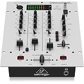 Behringer Pro Mixer Dx626 Professional 3-Channel Dj Mixer With Bpm Counter, Black