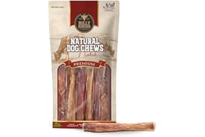Bully Bunches Collagen Wrapped in Beef Bully Stick | All-Natural, Long Lasting Dog Chew | Dental Stick for Avid Chewers (6 Inch, 10 Pack)