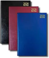 PaulStore 2026 Page A Day Diary A4 A5 A6 Hard Backed Blue view 9
