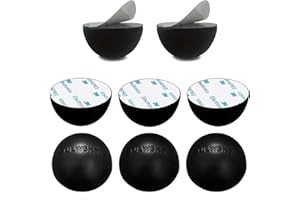 1.25" Silicone Hemisphere Bumpers Isolation Feet, 8Pack Non Skid Speaker Isolation Pads,for Small Speaker Spikes,Turntable Is