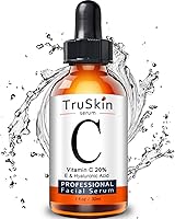 TruSkin Naturals Vitamin C Serum for Face, Topical Facial Serum with Hyaluronic Acid & Vitamin E, 1 fl oz.