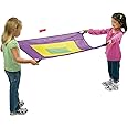 Excellerations Fun Pair-a-Chute - Set of 2 with Bean Bags, Parachutes, Sports Outdoor Play, Recess, Kids Educational Toy