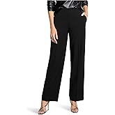 NIC+Zoe Womens 31" Stretch Suiting Lenox Wide-Leg Pant