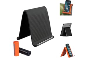 Portable Foldable Silicone Phone Holder,Bendable Freely into Any Shape, Bendable Rollable Design for Mobile Phone,Tablets & S