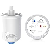 Waterdrop WD-XT Small Water Pressure Tank, RO Pressure Tank for All WD-X-series Reverse Osmosis System to Connect the Refrigerator, Mini RO Water Tank Fits ๐ฏ/๐ด" Water Tubing, WD-X8/X12/X16, BPA Free