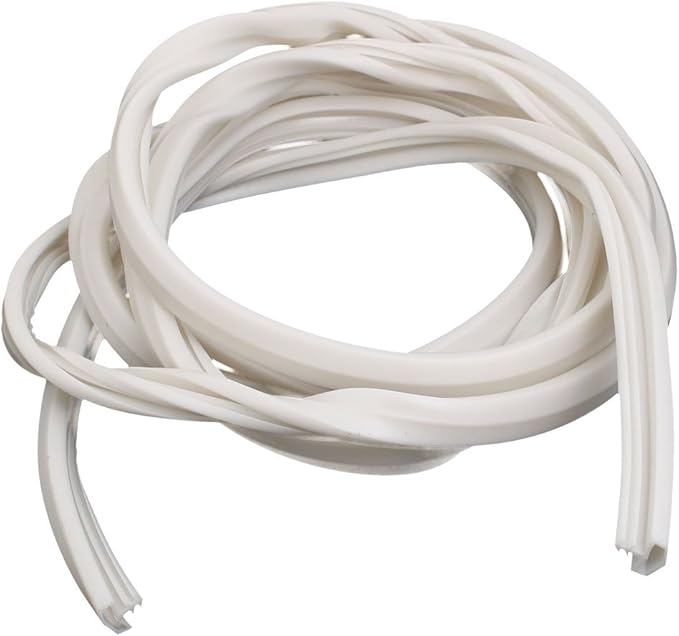 uxcell 10mm Width 2M Long 4x5mm Center Groove TPE Door Frame Weather