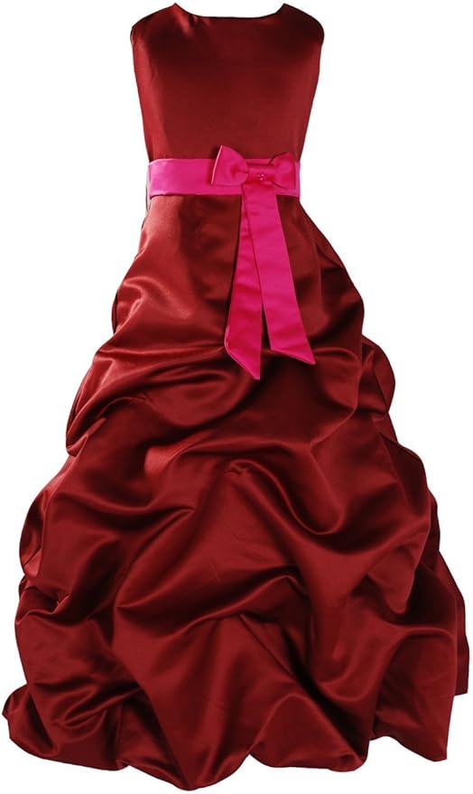 Cinda Clothing Burgundy Bridesmaid Dress Amazon.co.uk Clothing