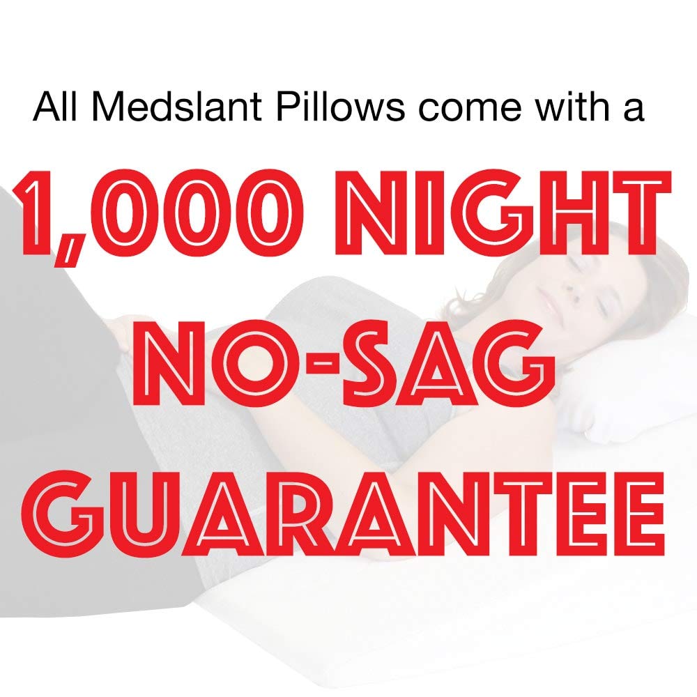 Acid Reflux Wedge Pillow USA Made with Memory Foam Overlay and