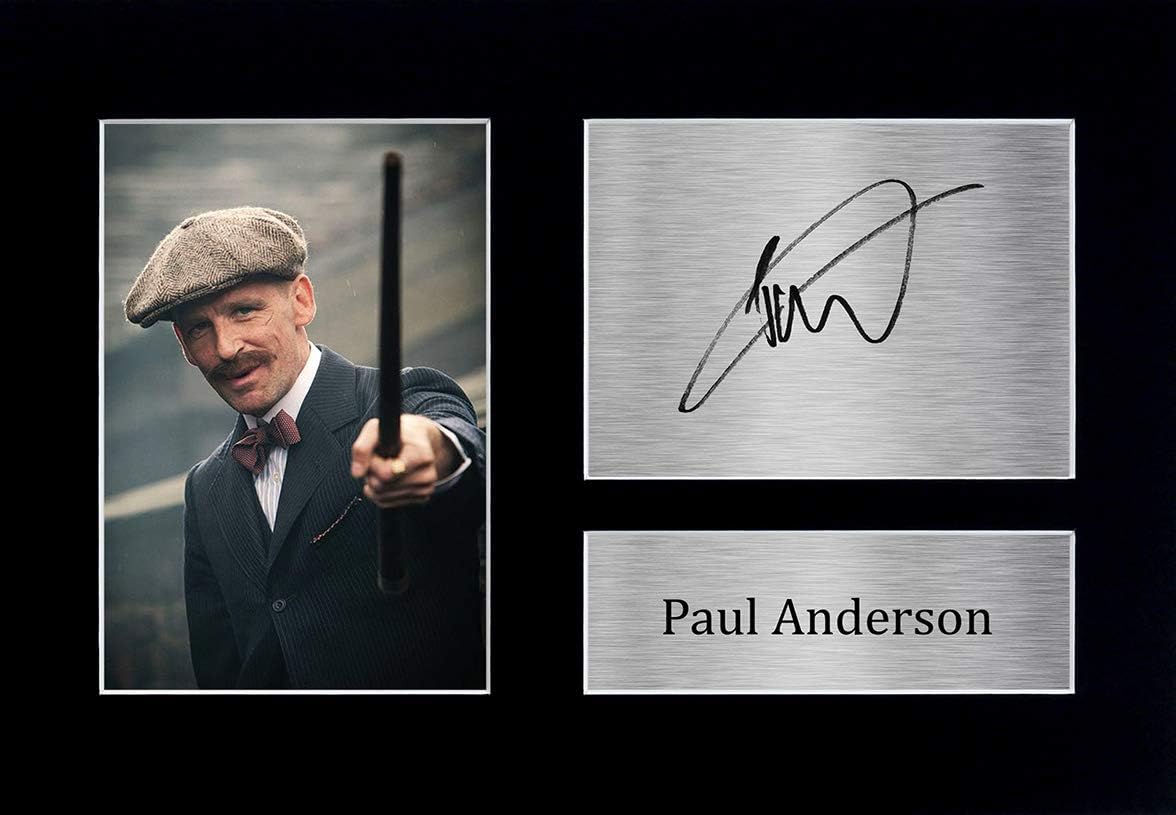 HWC Trading Paul Anderson Gift A4 Printed Autograph Peaky Blinders Gifts Print Photo Picture Display
