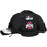 Ohio State University Duffel Bag | Premium 600D Nylon Fabric, Official OSU Buckeyes Logo, For Gym, Travel, Suitcase, or Luggage Bag, Separate Shoe Pocket