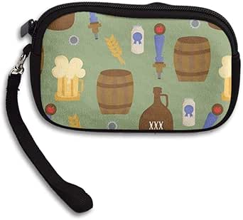 Beer Tools Custom Zip Handbag Coin Purse Change Cash Wallet at Amazon
