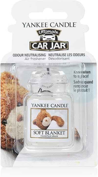 Yankee Candle Car Jar Ultimate Air Freshener Soft Blanket 4 Weeks