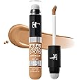 IT Cosmetics Bye Bye Dark Spots Concealer + Brightening Serum – 2% Niacinamide, Hyaluronic Acid & Caffeine - Medium Coverage, Natural Finish, All Skin Types - 0.22 fl oz