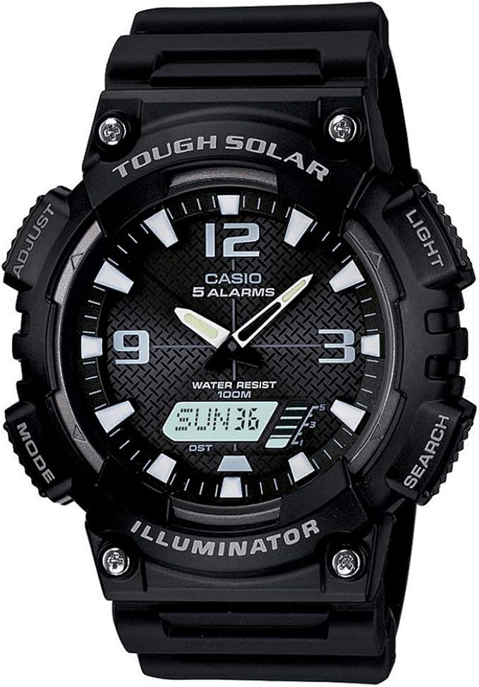 casio tough solar illuminator set time