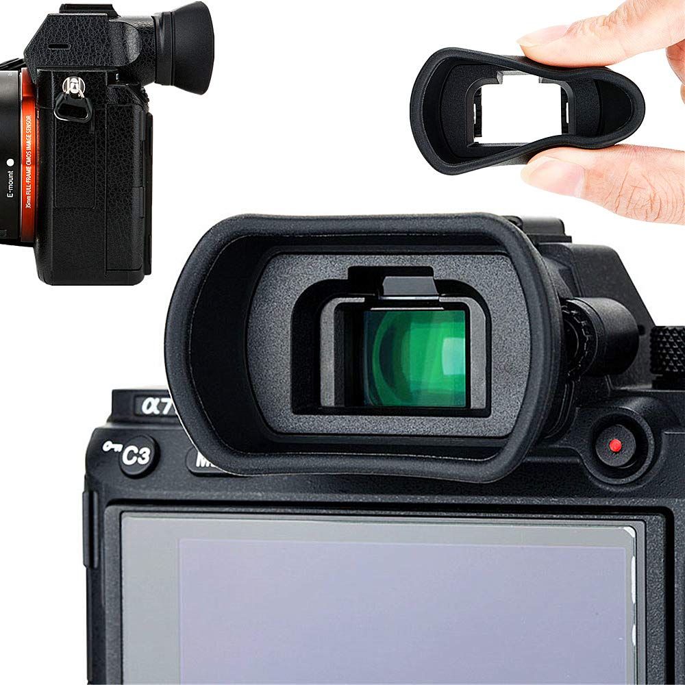 Soft Silicon Camera Viewfinder Eyecup Eyepiece Eyeshade for Sony A7RIV