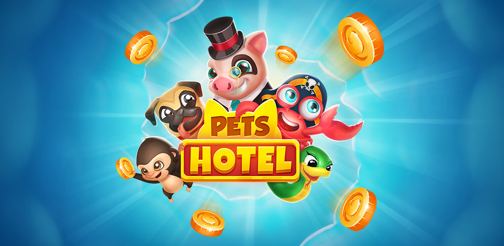 Pets Hotel Idle Management Free Game for Kids and Parents Juegos
