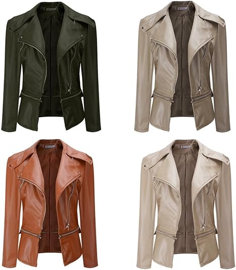 faux leather jacket size 24