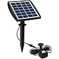 Lewisia 2W Solar Bird Bath Pump for Pool Pond Garden Decoration Solar Powered Water Fountain Pump
