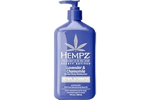 Hempz Body Lotion - Lavender & Chamomile Herbal Limited Edition Daily Moisturizing Cream, Shea Butter, Aloe, Lavender Extract Body Moisturizer - Skin Care Products, Hemp Seed Oil - 17 Fl Oz…