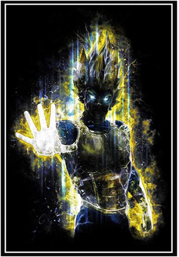 YGYT Home Decor Blacklight Dragon Ball Japan Anime Goku Modular Pictures Painting Nordic Prints Canvas Poster for Bedroom Wall Art No Frame