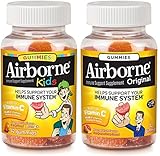 Airborne Immune Support Gummies, Assorted Fruit, Kids 42 Ct & Adult 42 Ct 1 ea