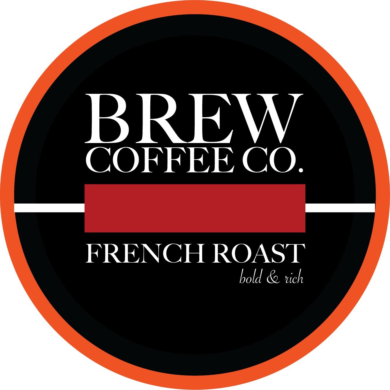 Brew Coffee Co - Keurig for Single Serving Coffee Cups - French Roast