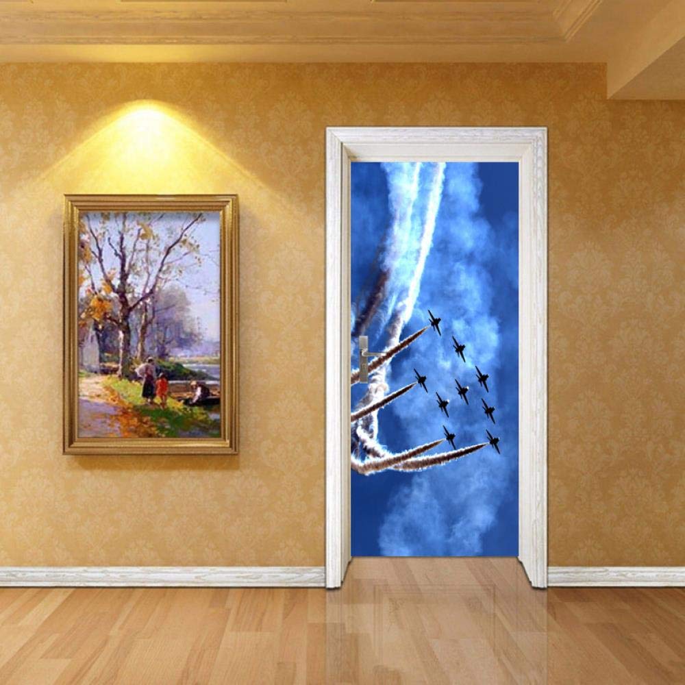 Blue Sky Efecto especial Fighter Cloud Military 77X200CM 3d ...