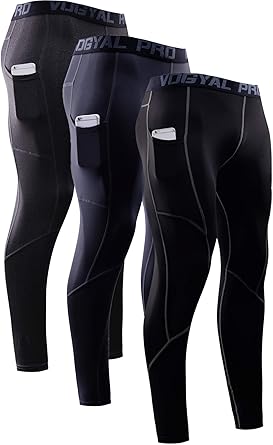 mens compression tights with pockets