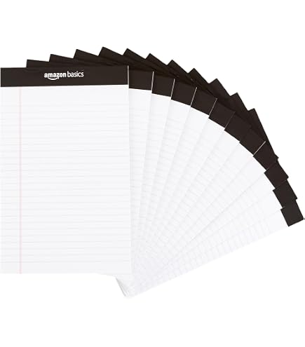 Lot 12 Blocs-Notes Docket Gold Canari 12,7x20,3 Cm – Papier Jaune 50 Feuilles, Perforé Letr-Trim, Dos Rigide, Idéal Notes Rapides