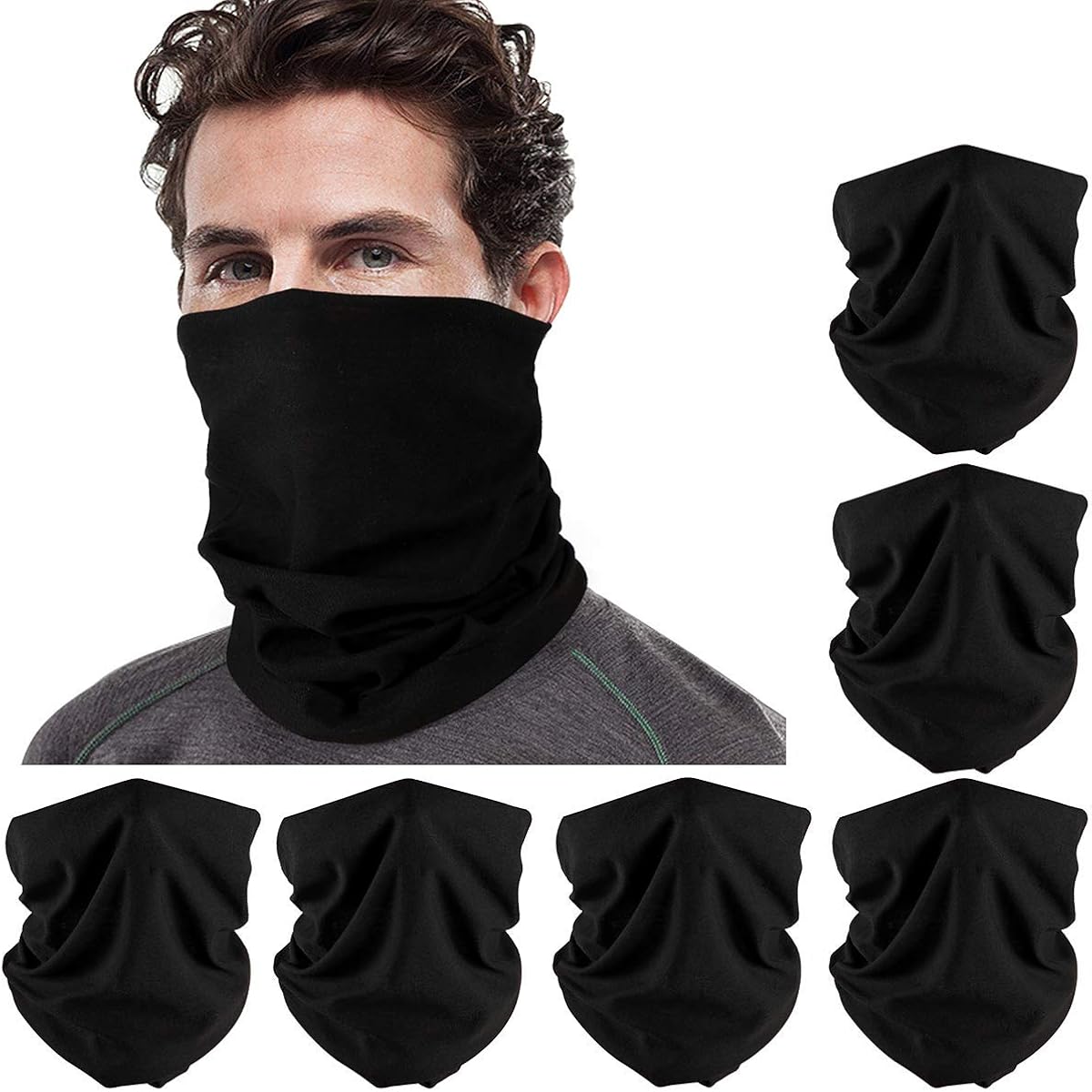Braga De Cuello 100% Lana Merino - Unisex, Multifuncional, Ligera Y Transpirable Para Deporte