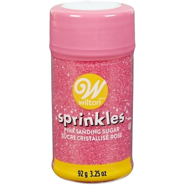 WILTON PINK SPRING SUGAR, 3.25OZ