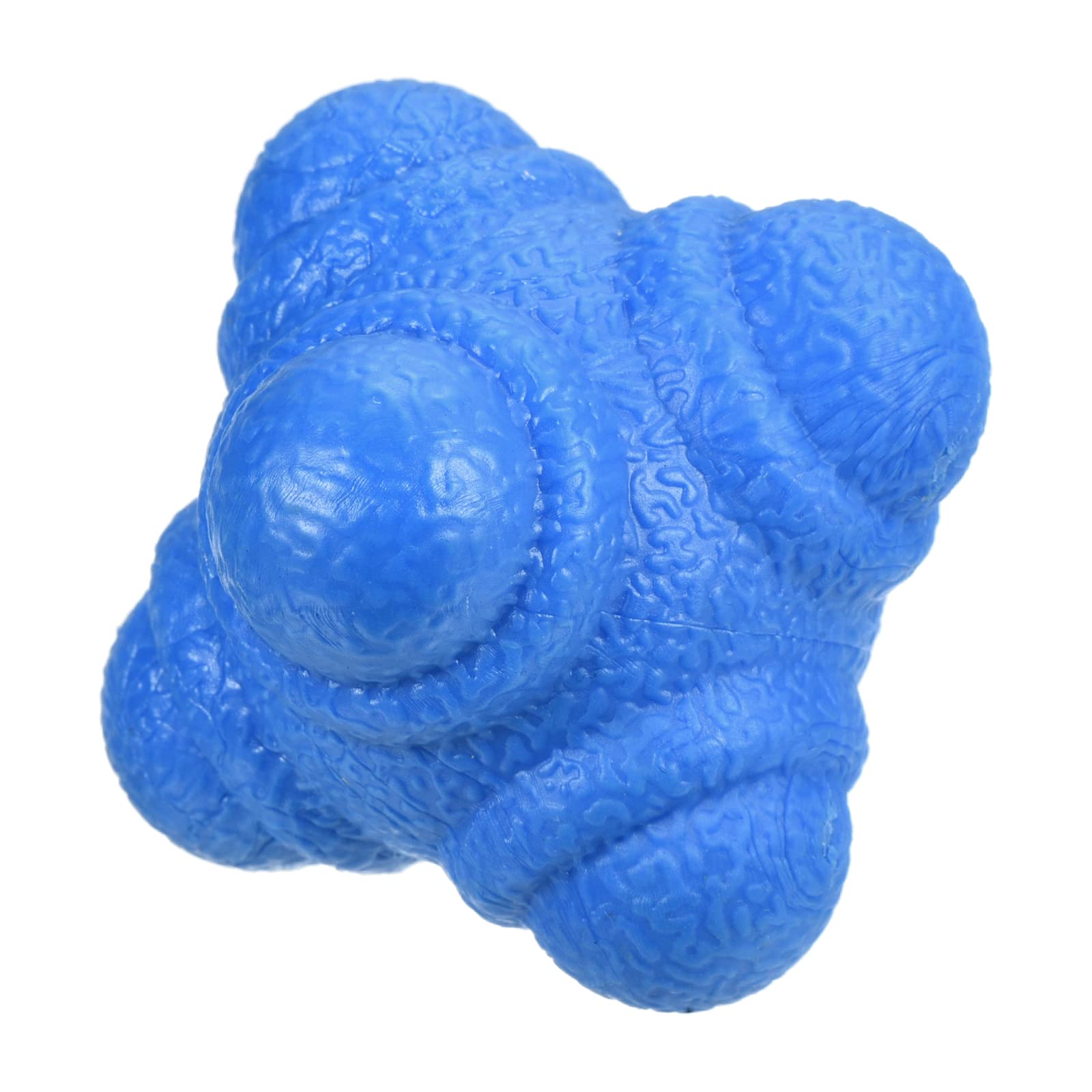 PATIKIL Bounce Reaction Balls, Coordination Ball Agility & Speed Reflex Training Game Sports Ball TPR Low Difficulty for Baseball Soccer Softball Basketball, Blue