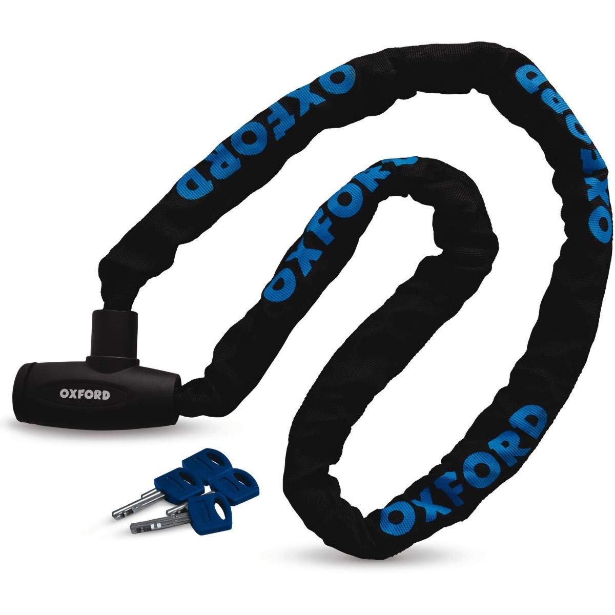 Oxford Unisex Adult GP Chain8 1.5m X 8mm - Round - Black, 1.5m x 8mm