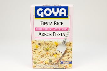 Goya fiesta Rice with Wild Rice and vegetables Long grain parboiled Rice enriched with iron (ferric orthophosphate), niacin, th (041331026598)