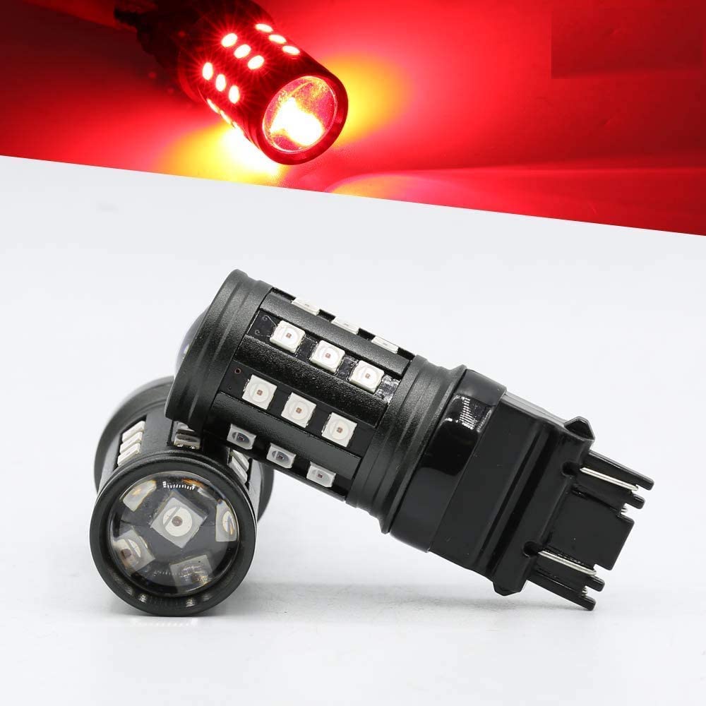 Syneticusa 3157 Red Flashing Strobe Blinking Rear