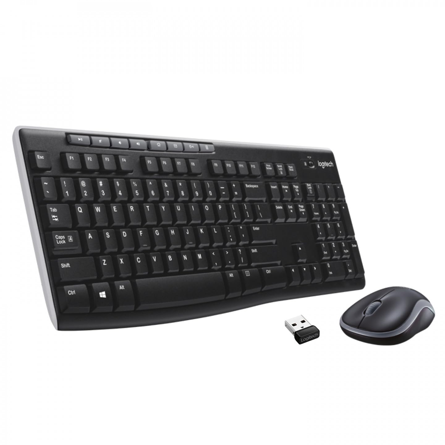 Logitech Wireless Combo MK270 Radio Transfer, PC/Mac, Keyboard
