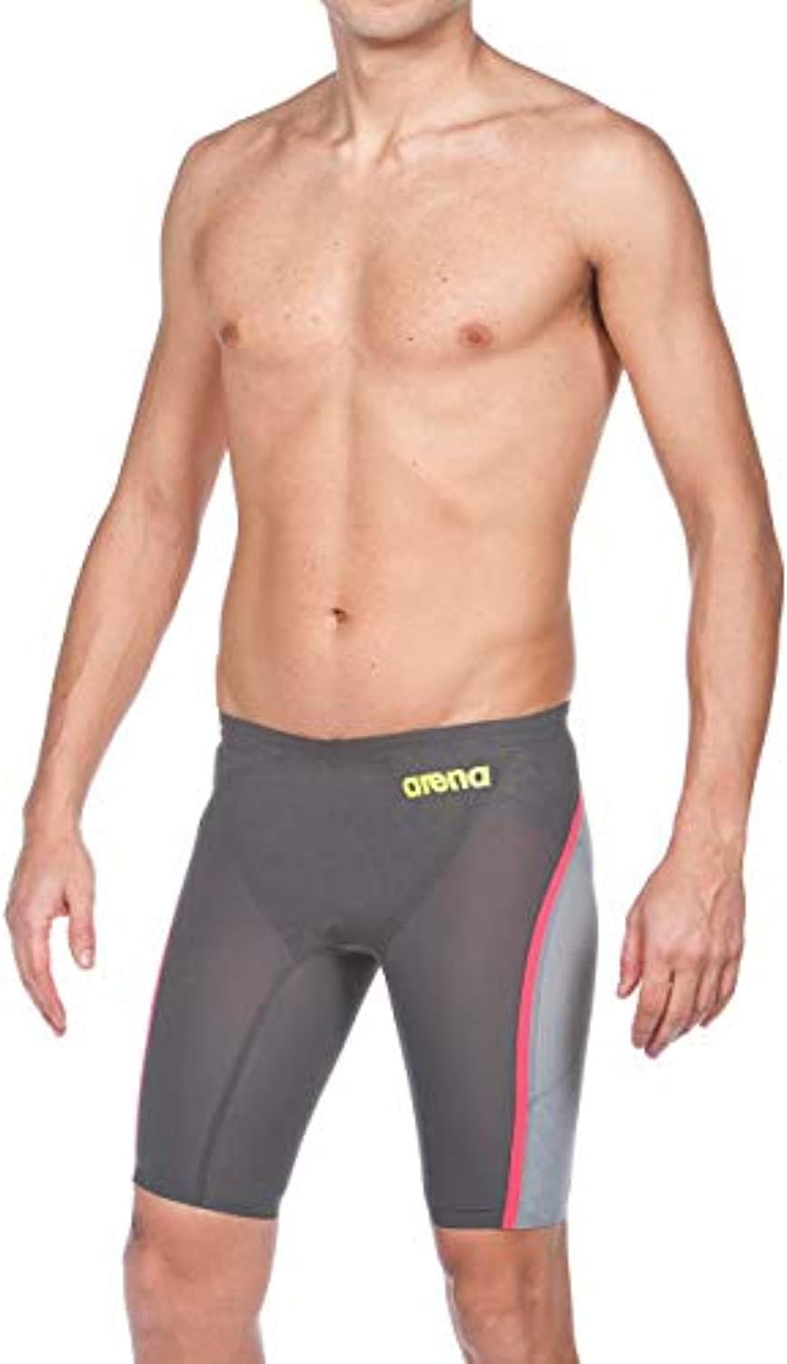 Competition Swimwear Swim Bundle: Arena Men's Powerskin Carbon Ultra Jammer Sl & Pro Swim Earplugs